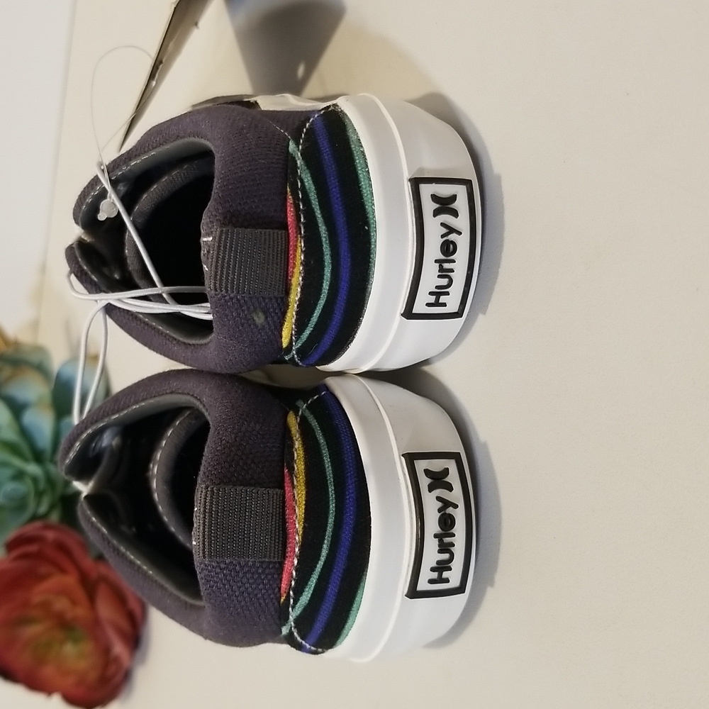 Hurley Toddler Sneakers Colorful Stripes Various Sizes - Picture 7 of 10